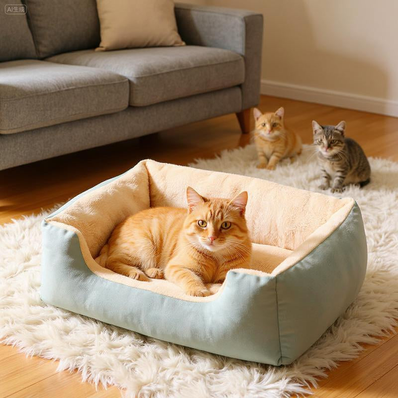 Cozy Winter Insulation Beds for Dogs and Cats - Perfect for All Breeds and Seasons!