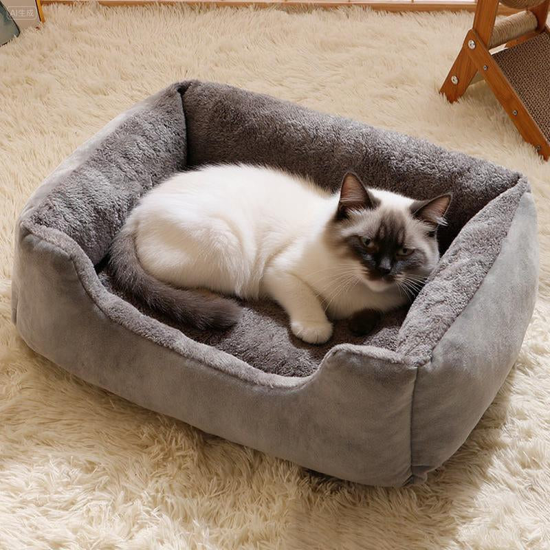 Cozy Winter Insulation Beds for Dogs and Cats - Perfect for All Breeds and Seasons!
