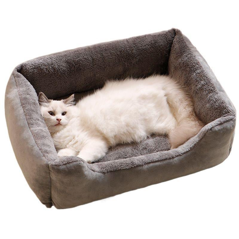 Cozy Winter Insulation Beds for Dogs and Cats - Perfect for All Breeds and Seasons!